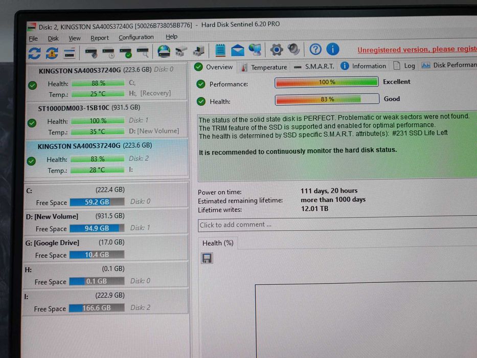 SSD Kingston A400 240 GB
