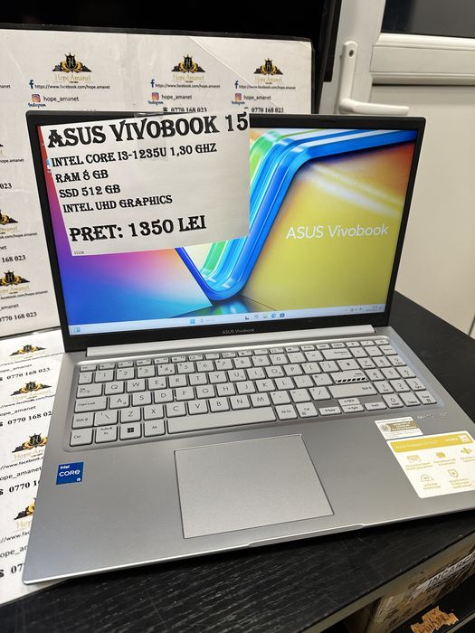 Hope Amanet P7 Laptop Asus Vivobook 15 INTEL I5-1235U