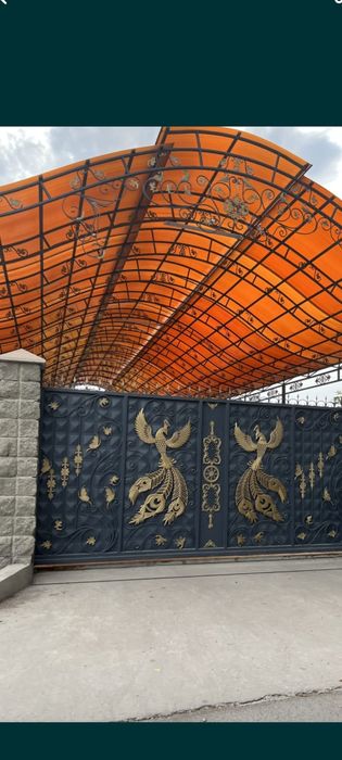 Навес лесиница решотка тапчан