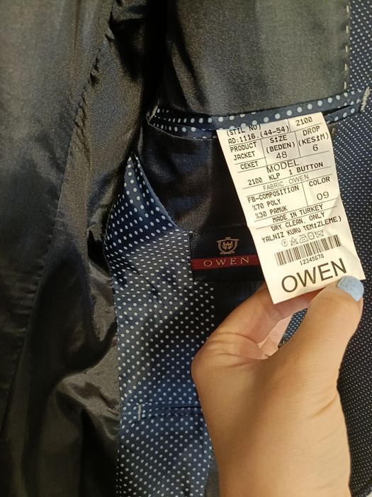 Sacou Bleumarin barbati