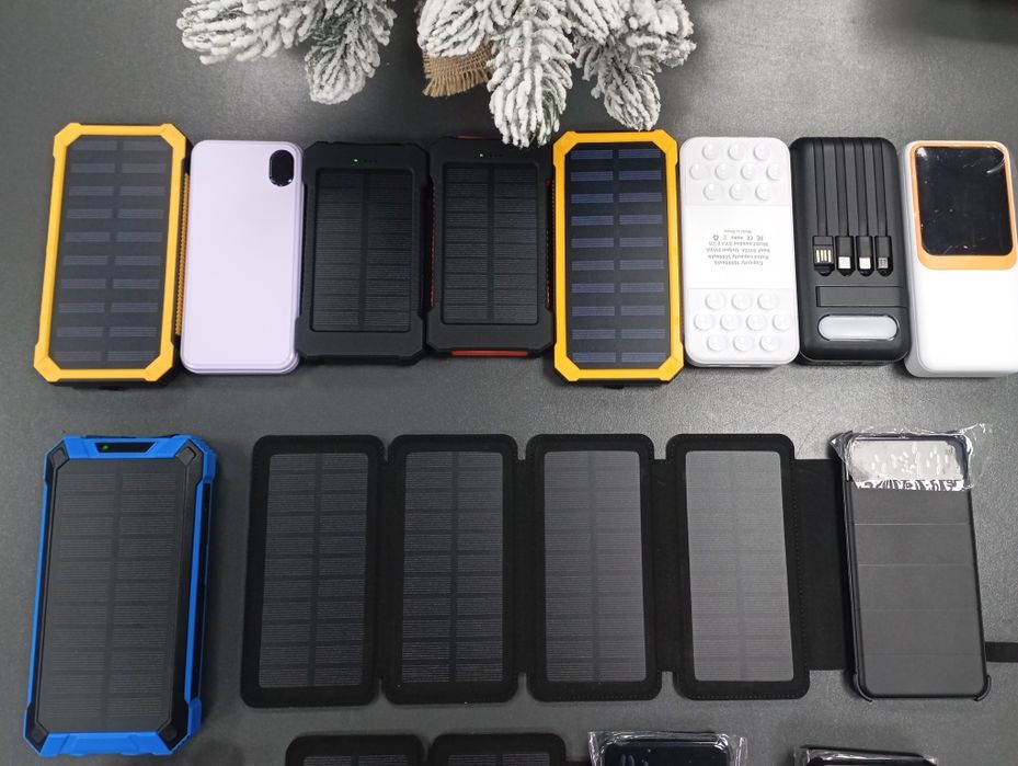 Повербанки на солнечных батареях