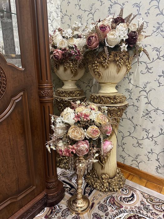 Zal uchun dekorativ gullar