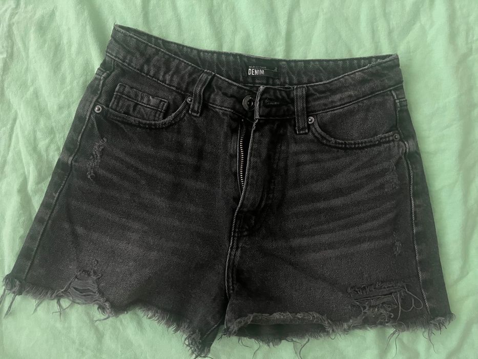 Дамски дънкови къси гащи+ дънкова пола