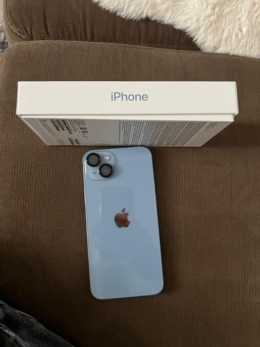 Iphone 14 Plus, 256 GB Blue Impecabil - cutie+ accesorii