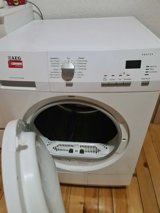 Икономична сушилня AEG (Термопомпа) – Дрехите излизат като изгладени!