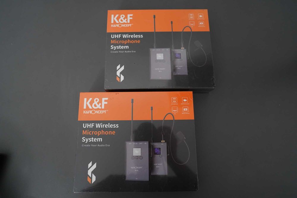 K&F Concept M9 UHF, нов и запечатан безжичен микрофон с приемник