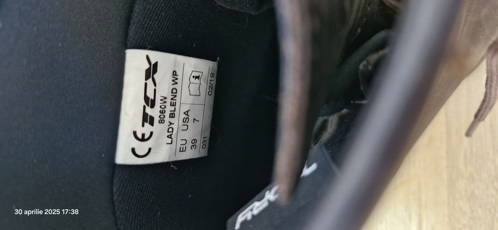 Ghete moto dama TCX X-Blend Waterproof 39