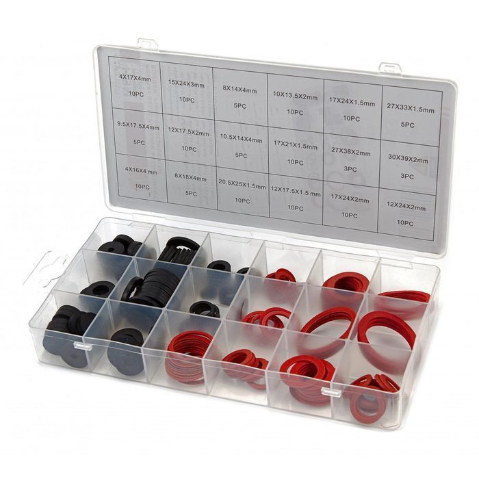 Set garnituri clingherit si cauciuc 141 buc