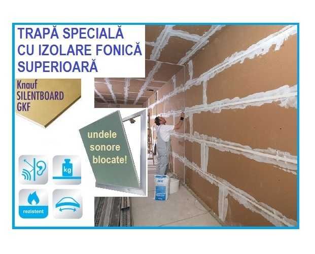Trape de vizitare cu izolare fonică superioară