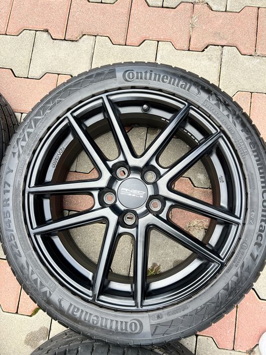 Vând set Jante+Anvelope vară R17 5x112