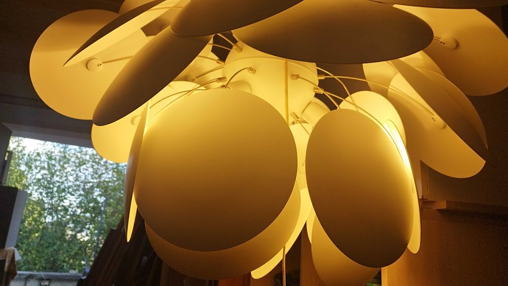 Полилей стил Marset Discocó с три крушки 80/60см