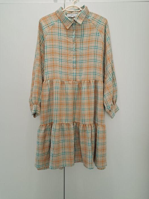 Boii разкроена рокля каре р-р С