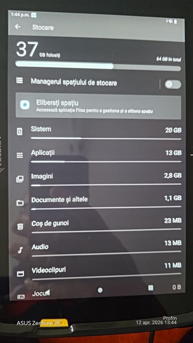 Tableta zebra et40 impecabila+ husa