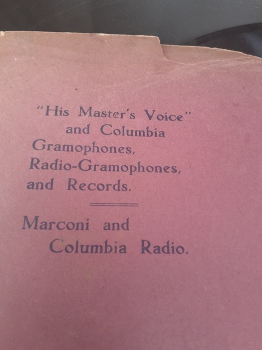 Discuri gramofon ebonita, Columbia/Anglia