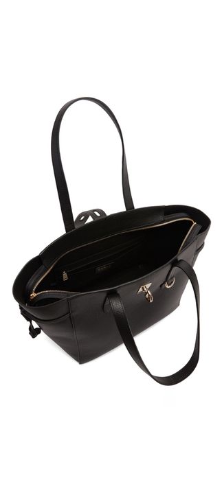 FURLA Geanta tote din piele Net, Negru (NOUA)