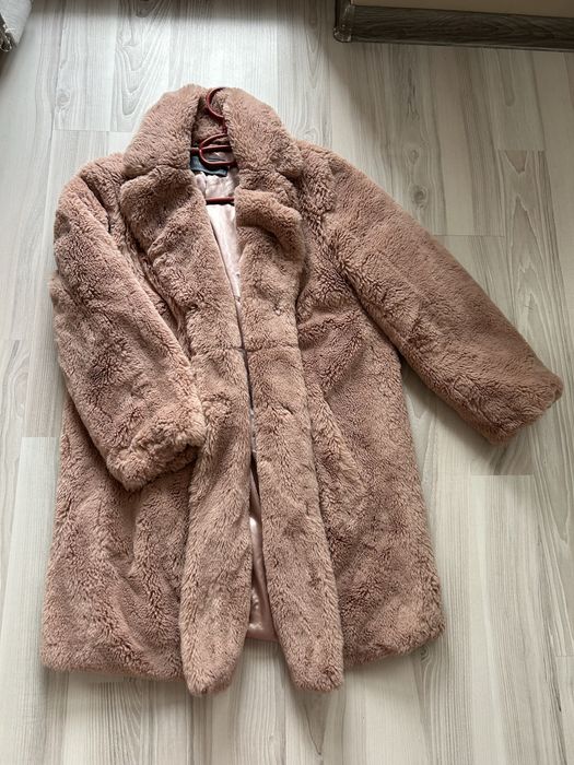 Дамско пухено палто