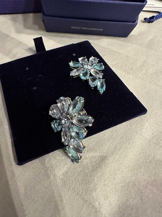 Обеци Сваровски - Цветя - Swarovski нов модел