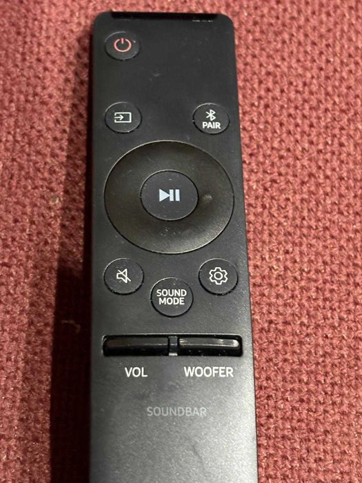 Telecomandă Originală Samsung Soundbar (AH59-02767A) – Design Ergonomic Curved