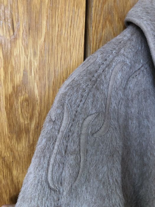 Palton dama vintage lână+ lama