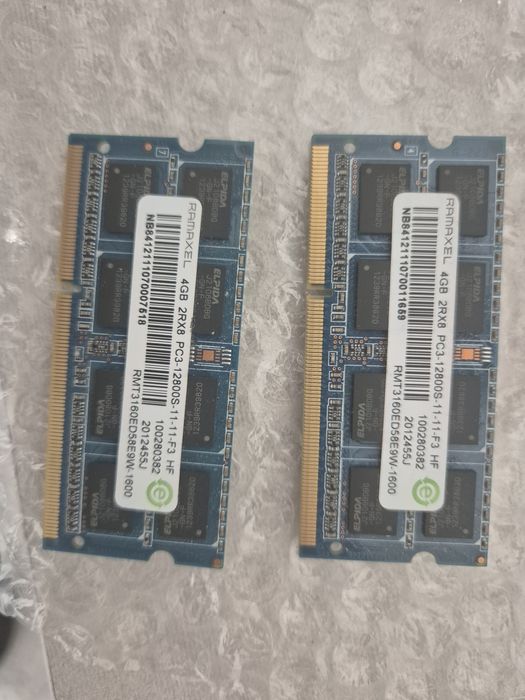 2x4GB (8GB) RAM памет за лаптоп DDR3 1600MHz Ramaxel