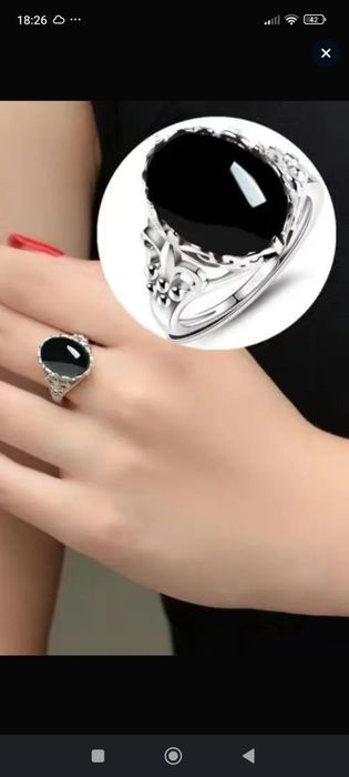 ,Серебристий калцо. Новый.