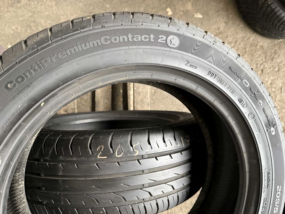 2x Anvelope Vara 205/55 R17 - Continental Conti Premium Contact 2