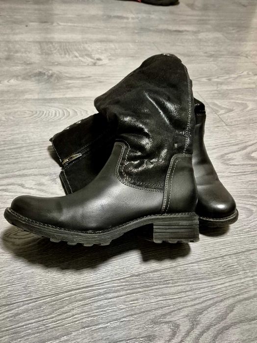 Дамски ботуши Tamaris, размер 38, естествена кожа