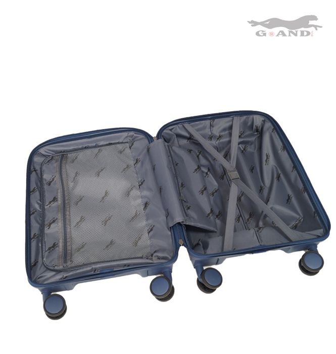 Голям куфар тъмно син 100л Grand Ghepard