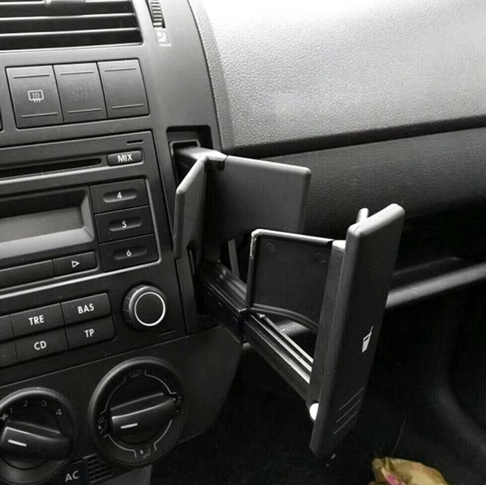 Поставка за чаши, Volkswagen, Polo 9N, Дясна, Черен