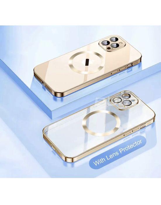 Iphone 13/14/15/16/17/PRO/MAX/AIR Husa Cercle Shine Margine Lucioasa