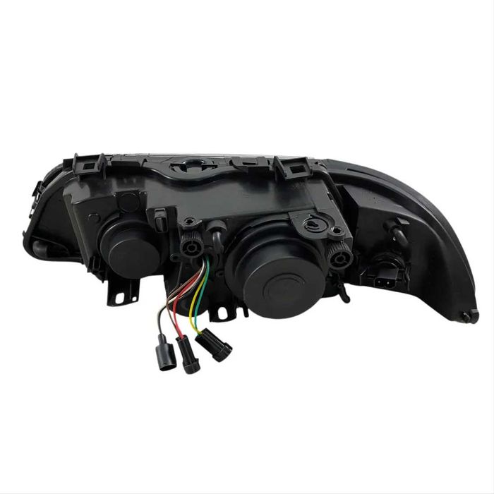 Тунинг фарове с Angel Eyes за BMW E39 (1997–2003) кристални, с крушки