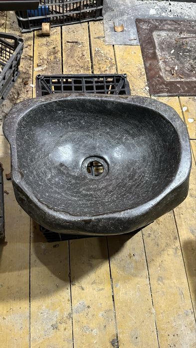 Lavoar baie Chiuveta piatra din rau,facuta manual