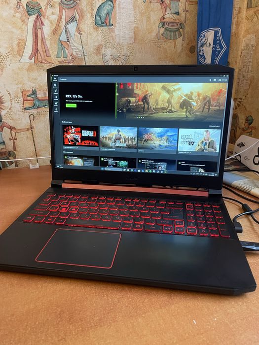 Ноутбук Acer nitro-5, ryzen 5, ram 16 gb, ssd,