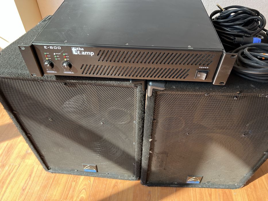 Boxe Whaferdale vs-15 pro 800W amplificatot The t.amp e800 cu garantie