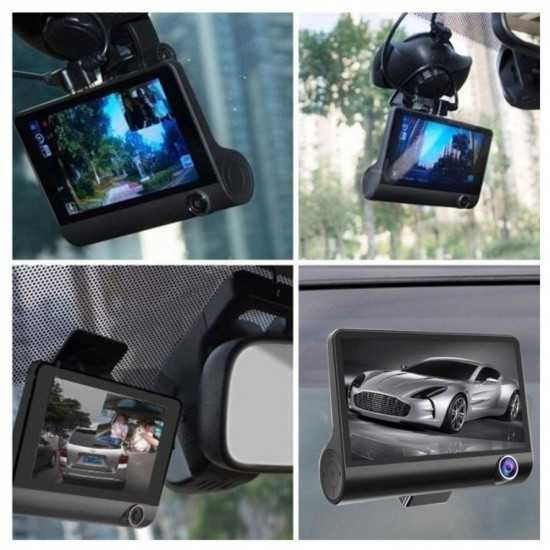 Z33D Видеорегистратор с 3-канална камера Full HD 1080P