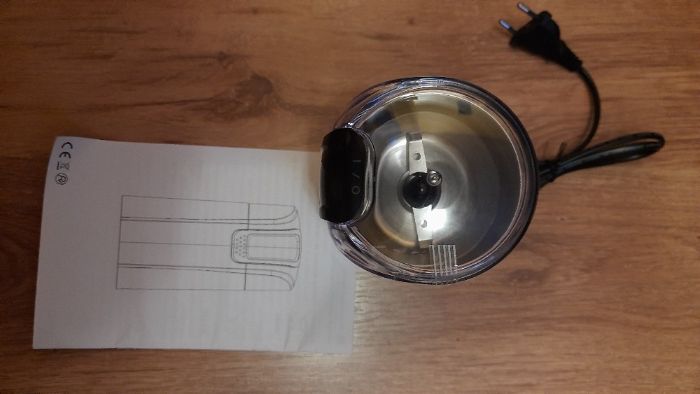 Rasnita cafea 150 w, otel inoxidabil, nou!