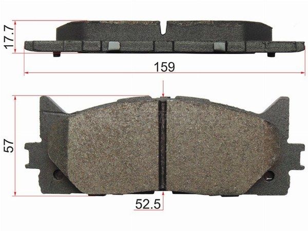 Колодки тормозные Toyota Camry