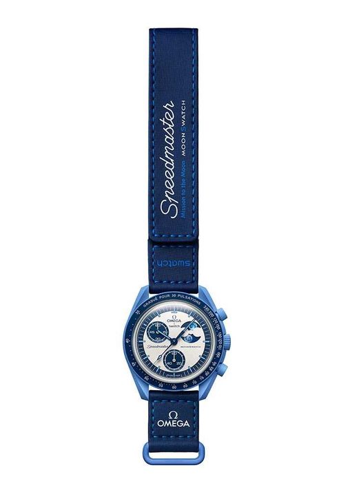 Ceas SWATCH X OMEGA Mission To The Moon THE SUPER BLUE Moonphase-2025