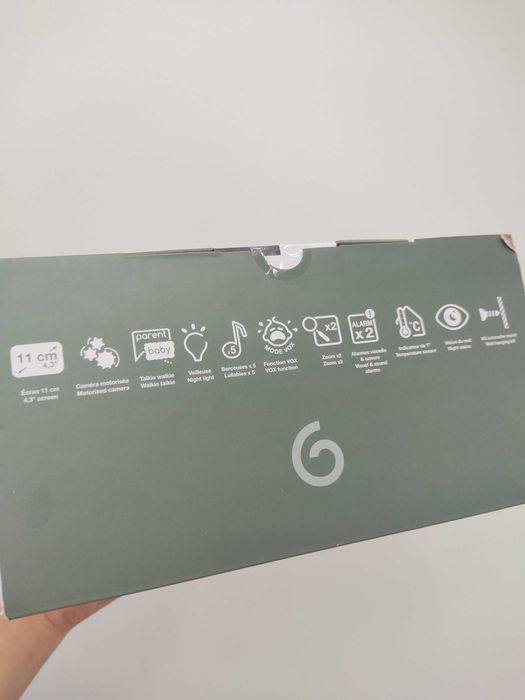 Sistem monitorizare cu camera Babymoov, 7culori, 2xUSB, 360 A°, Sigila