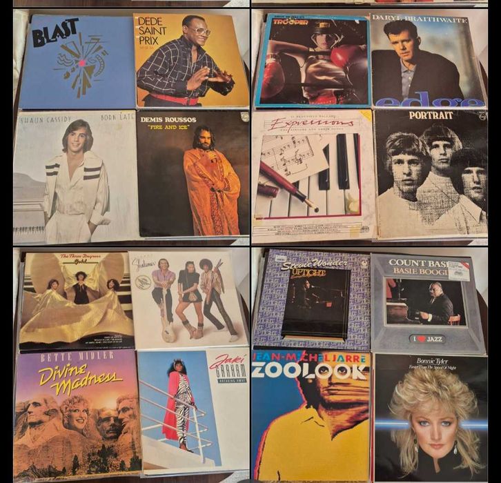 170 грамофонни плочи фънк, соул, рок, джаз