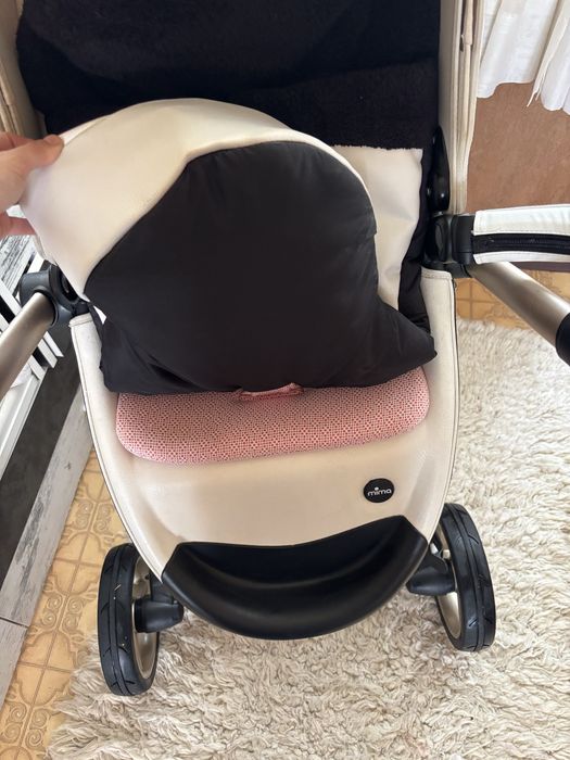 Бебешка Количка 2в1 Mima Xari Snow White - rose gold