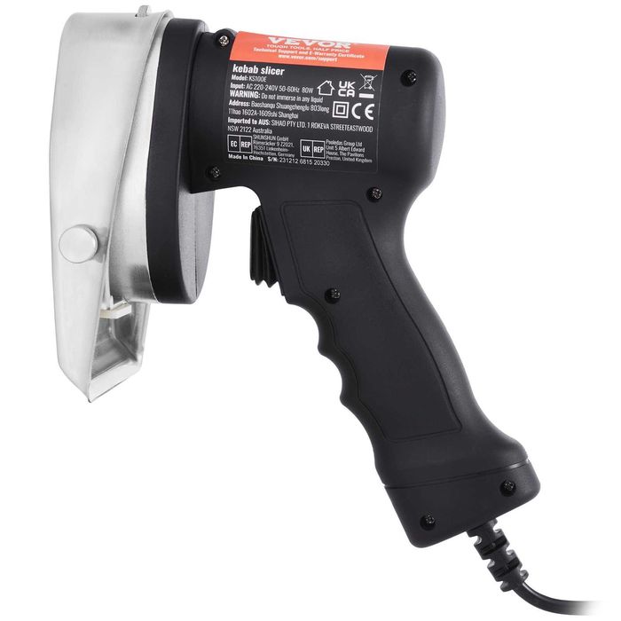 Нож за дюнер кебап машинка за рязане дюнер месо електрическа резачка