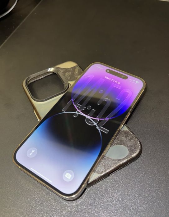 iPhone 14 Pro Gold 128GB | Liber de rețea E-sim | Face ID OK | Husă inclusă