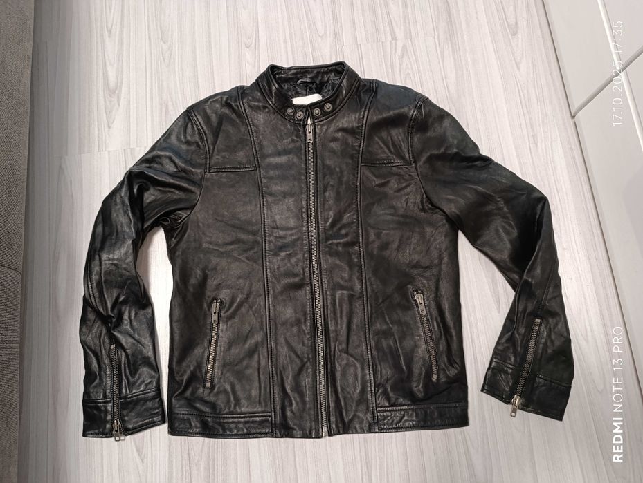 Samsoe Samsoe Krede Lamb Leather Jacket''оригинално мъжко кожено яке