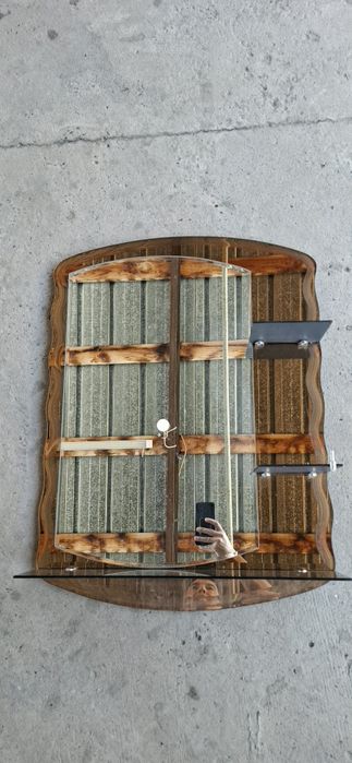 Зеркало 70×60 с полками