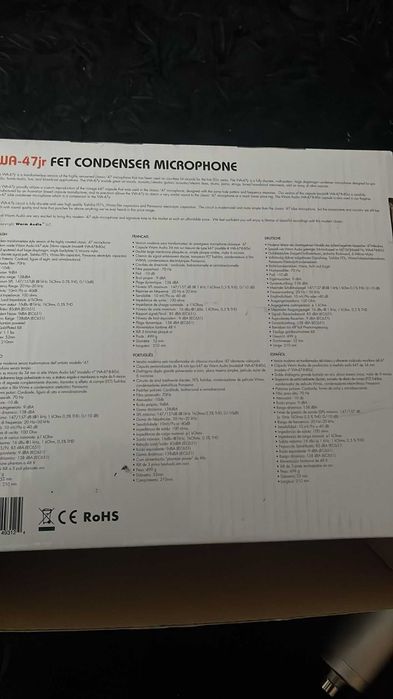 Doar azi !!!Microfon studio Warm Audio Wa 47 jr