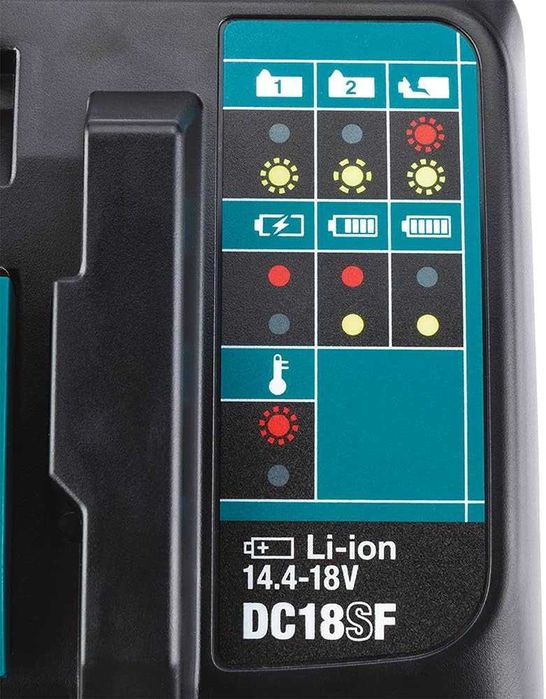 Зарядно устройство за 4 батерии MAKITA DC18SF 14,4V 18V