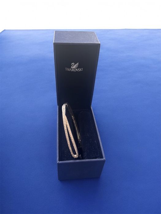 Bratara Swarovski, rhodium plated , ovala, 20 cm