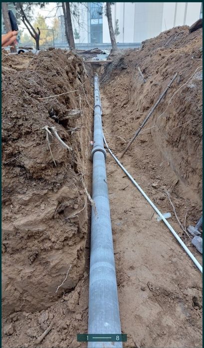 Urachi tiranshe kanalzatsiya hizmatlari hamda Santehnik hizmatlarni