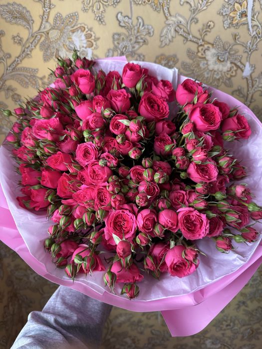 цветы кустовые роза